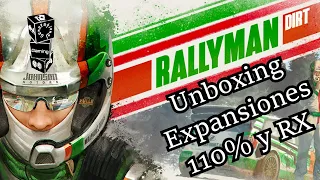 Unboxing - Expansiones Rallyman Dirt - 110% y RX