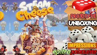 Steam & Cheese - Prototype Unboxing & First Impressions (EN) | Epitrapaizoume