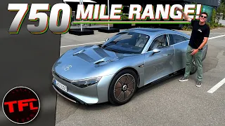 I Drive The Absolutely Insane Electric Mercedes EQXX - You Won’t Believe This Next Level EV Tech!