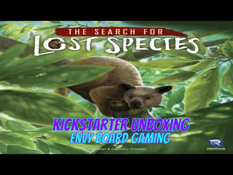 The Search for Lost Species Kickstarter Unboxing