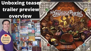 Dungeons & Dragons: The Yawning Portal DnD board game unboxing teaser trailer preview AmassGames