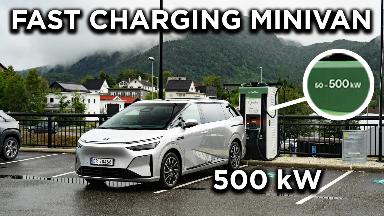 Fast Charging Is Important For Large EVs - XPENG X9 AWD Performance Charging Test