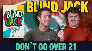 Blind Jack | 2 Player Board Game Playthrough | Will We Estimate to 21?