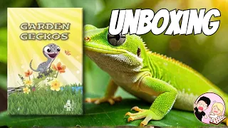 Cierra & Jake React | Unboxing Garden Geckos Deluxe Edition | Tin Robot Games