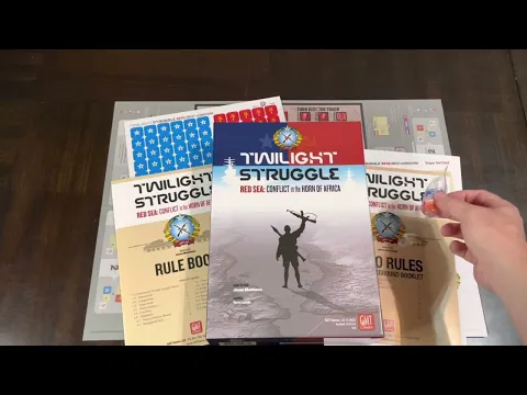 Twilight Struggle: Red Sea - Conflict in the Horn of Africa (GMT) - Unboxing
