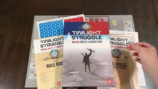 Twilight Struggle: Red Sea - Conflict in the Horn of Africa (GMT) - Unboxing