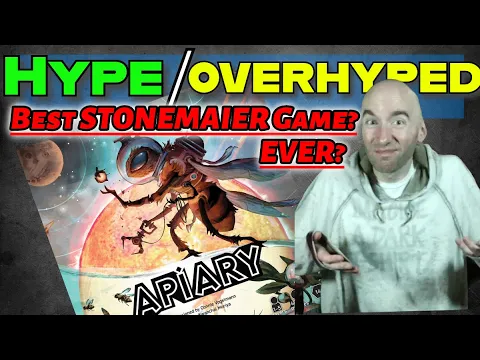 Apiary Review: Space Bees In Space (But Best Stonemaier Game...EVER?)