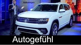 Volkswagen Atlas R-Line Premiere review VW Teramont SUV NAIAS Detroit new - Autogefühl