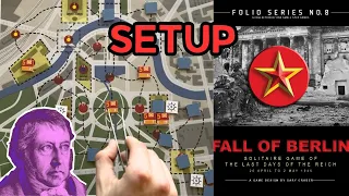 FALL OF BERLIN Solitaire Wargame Setup and Overview