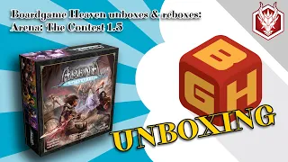 Boardgame Heaven Unboxing & Reboxing 173: Arena: The Contest 1.5 (Dragori Games)