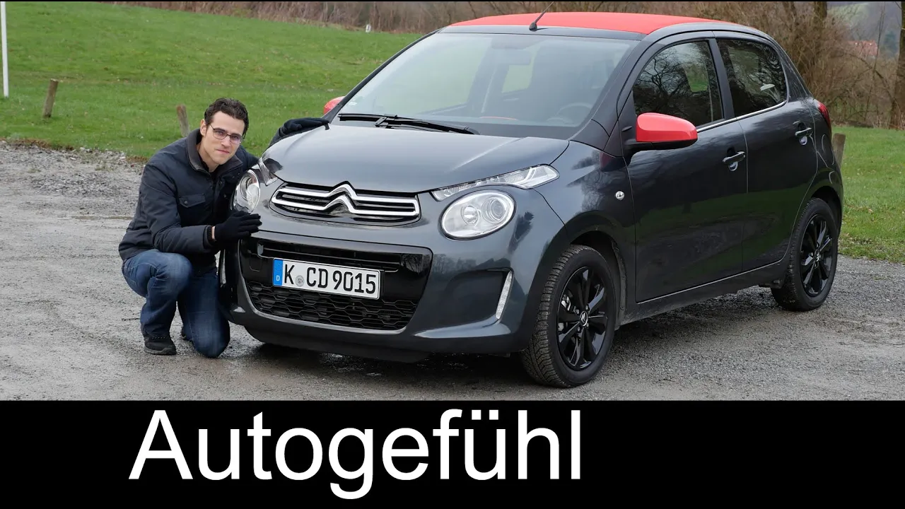 Citroen C1 Airscape FULL REVIEW test driven 2016/2017 (Peugeot 108 Toyota Aygo sister)