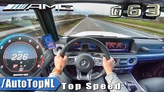 MERCEDES-AMG G63 4.0 V8 BiTurbo 226km/h AUTOBAHN POV TOP SPEED by AutoTopNL