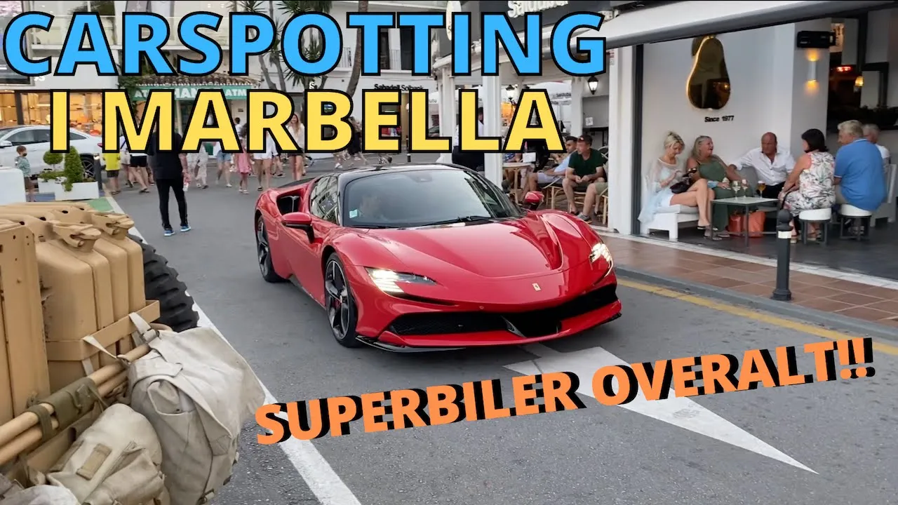 CARSPOTTING I MARBELLA 2021! Masser af spændende og dyre biler OVERALT i området