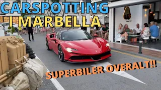 CARSPOTTING I MARBELLA 2021! Masser af spændende og dyre biler OVERALT i området
