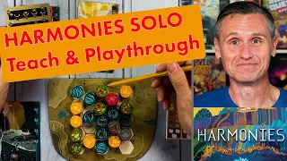 Harmonies: Solo -How to Play & Full Playthough #harmonies #boardgame #boardgaming #soloboardgames