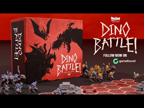 Dino Battle! | Official Preview Trailer | Dinosaur Miniatures Board Game Coming to Gamefound
