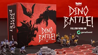 Dino Battle! | Official Preview Trailer | Dinosaur Miniatures Board Game Coming to Gamefound