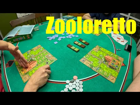 20240907 partida de Zooloretto | #jogodetabuleiro