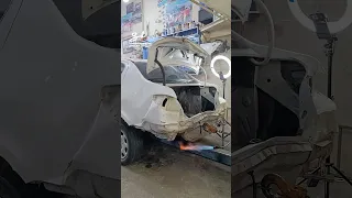 Fire Dent Pulling! 🔥 #cars #fire #dentrepair