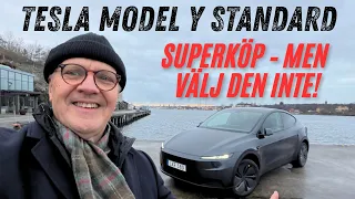 Tesla Model Y Standard – ett klipp – som du inte ska göra!