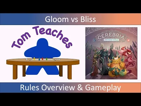 Tom Teaches Cerebria (Rules Overview and 4-Player Gameplay)