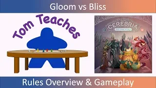 Tom Teaches Cerebria (Rules Overview and 4-Player Gameplay)