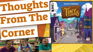 Tiny Towns - Thoughts From The Corner Review