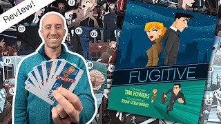 The Fun is in the Chase | Fugitive | Board Game Review