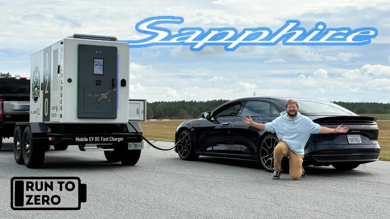 Lucid Air Sapphire Driven To Dead! This Could Be The Run To Zero Benchmark