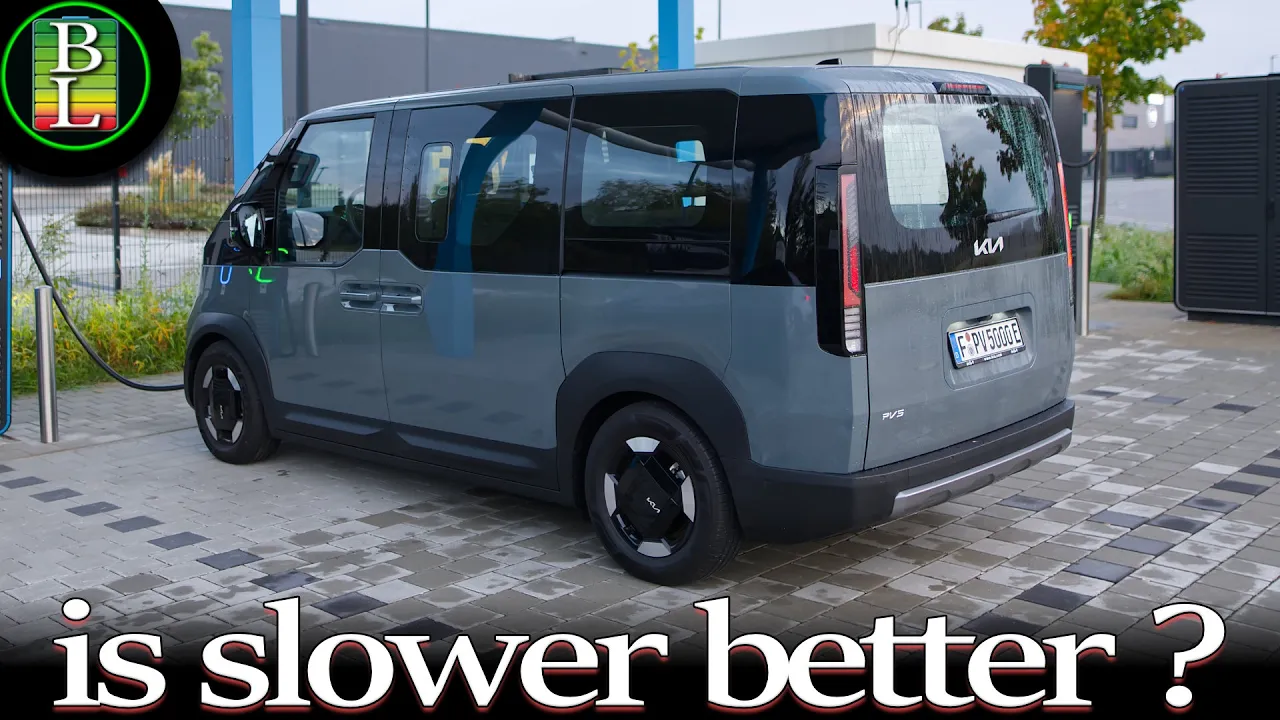 KIA PV5 Passenger (67kWh) - 110 km/h (68mph) range test