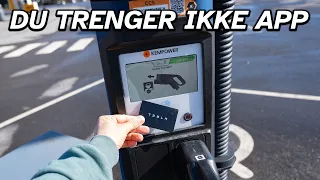 Betal på ladere med Tesla-kortet ditt!