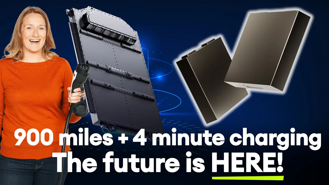 900 miles and FOUR minute charging – the future is HERE