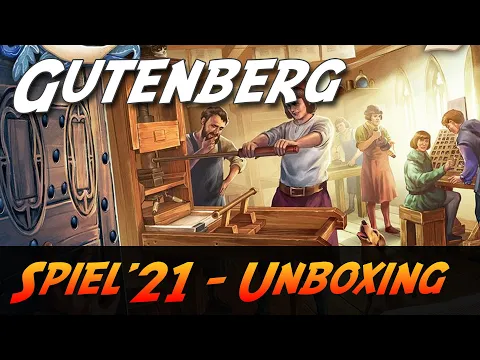 Gutenberg - SPIEL 21 Neuheit Unboxing (Granna)