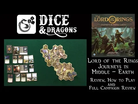 Dice and Dragons - The Lord of the Rings Journeys in Middle Earth Full Review and How to Play
