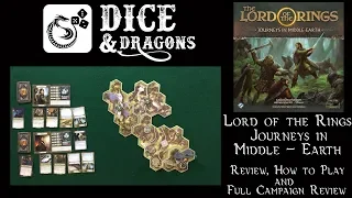 Dice and Dragons - The Lord of the Rings Journeys in Middle Earth Full Review and How to Play