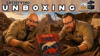 Digging for Dinos Board Game Unboxing | Steve & Les React