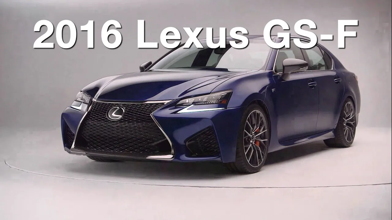 2016 Lexus GS-F – Redline: First Look – 2015 Detroit Auto Show