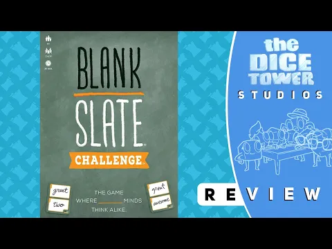 Blank Slate Challenge Review:  Party Game for a Party of Two (or Four)