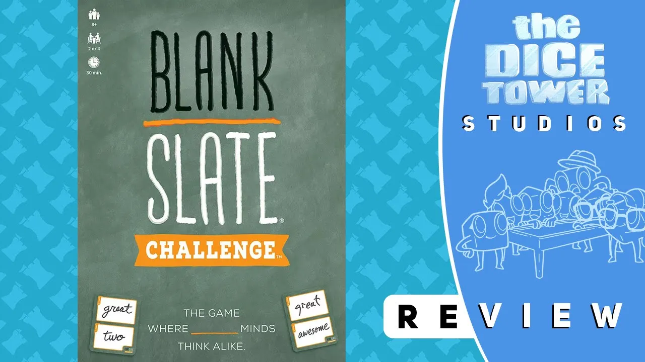 Blank Slate Challenge Review:  Party Game for a Party of Two (or Four)