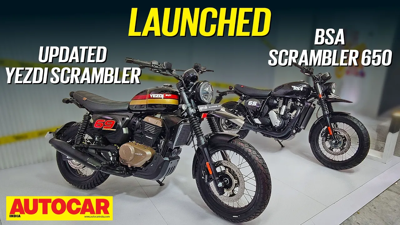 BSA Scrambler 650, Updates Yezdi Scrambler launched  | Walkaround | Autocar India
