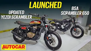 BSA Scrambler 650, Updates Yezdi Scrambler launched  | Walkaround | Autocar India