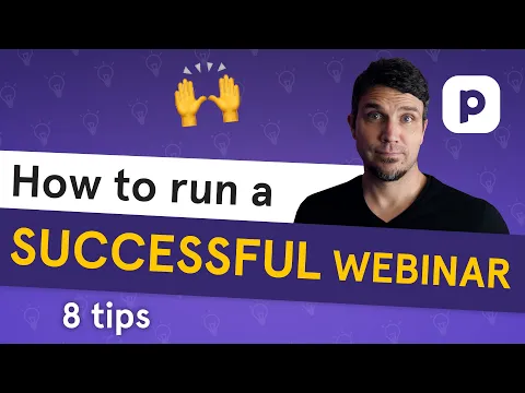 8 tips for running a SUCCESSFUL webinar