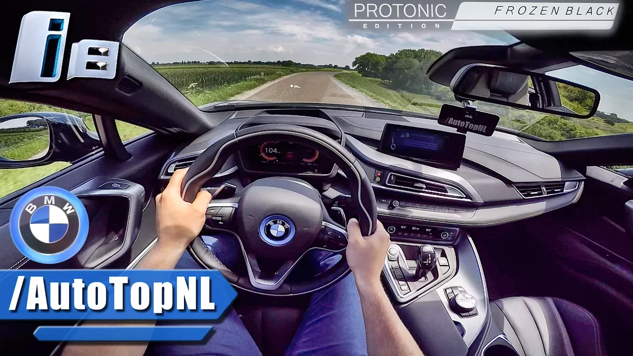 BMW i8 PROTONIC BLACK Test Drive POV by AutoTopNL