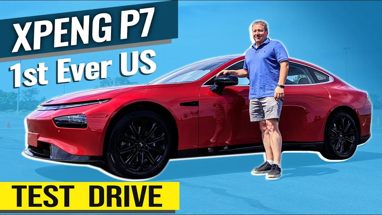 2020 XPeng P7 First North American Media Test Drive