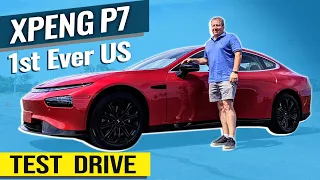 2020 XPeng P7 First North American Media Test Drive