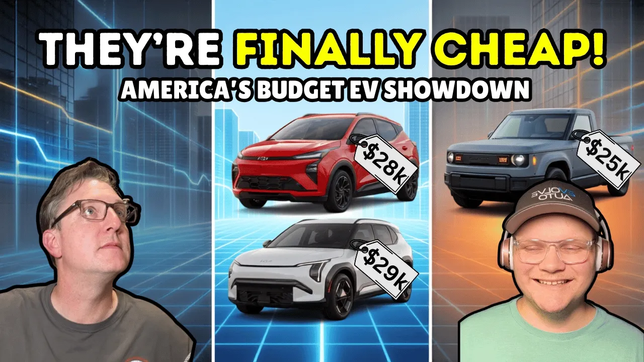 $30K EVs Are FINALLY Here! The Cheapest Electric Cars in America