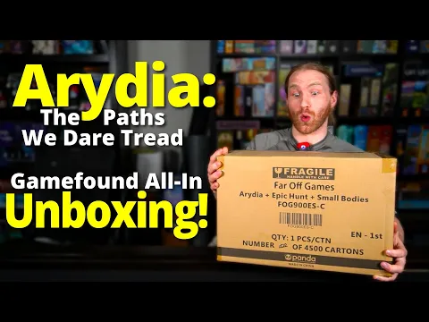 Arydia: The Paths We Dare Tread - Gamefound All-In Unboxing