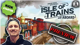 Kickstarter Preview | The Isle of Trains - all Aboard | Dranda Games (German)