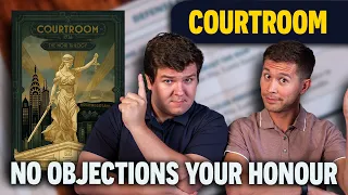 Courtroom: The Noir Trilogy | Build Your Case. Convince the Jury. | Board Game Preview
