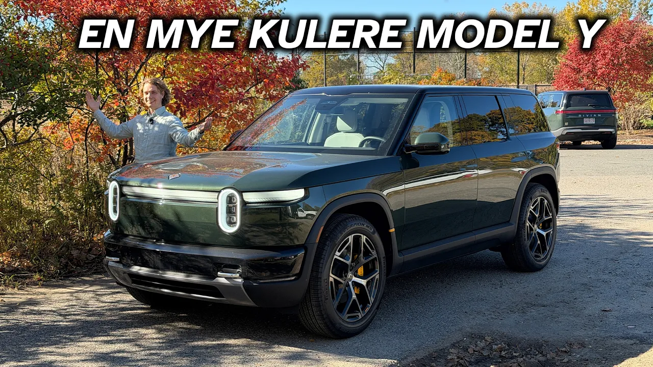Rivian R2 kan bli en hit i Norge - førsteinntrykk av den nye elektriske SUV-en